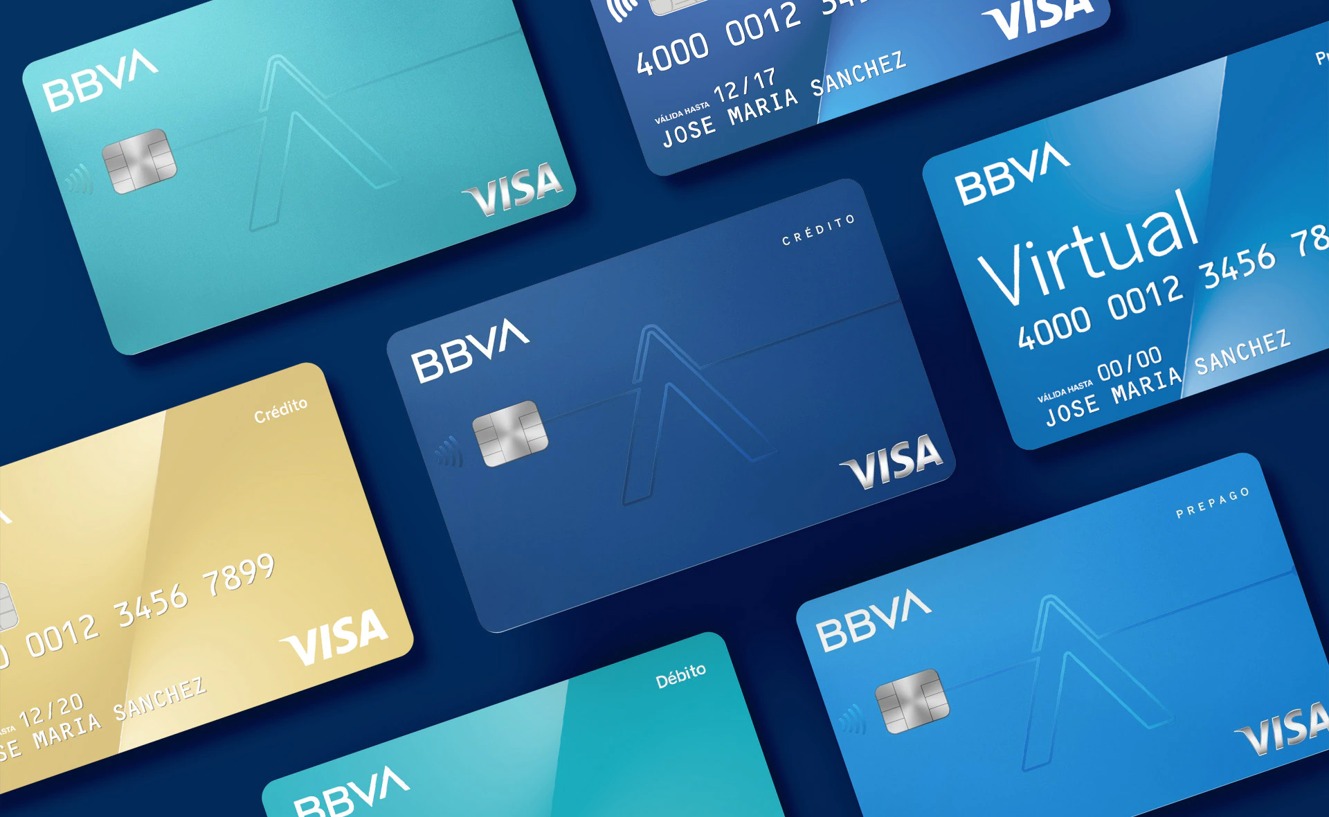 Tarjetas de crédito BBVA para los clientes del banco